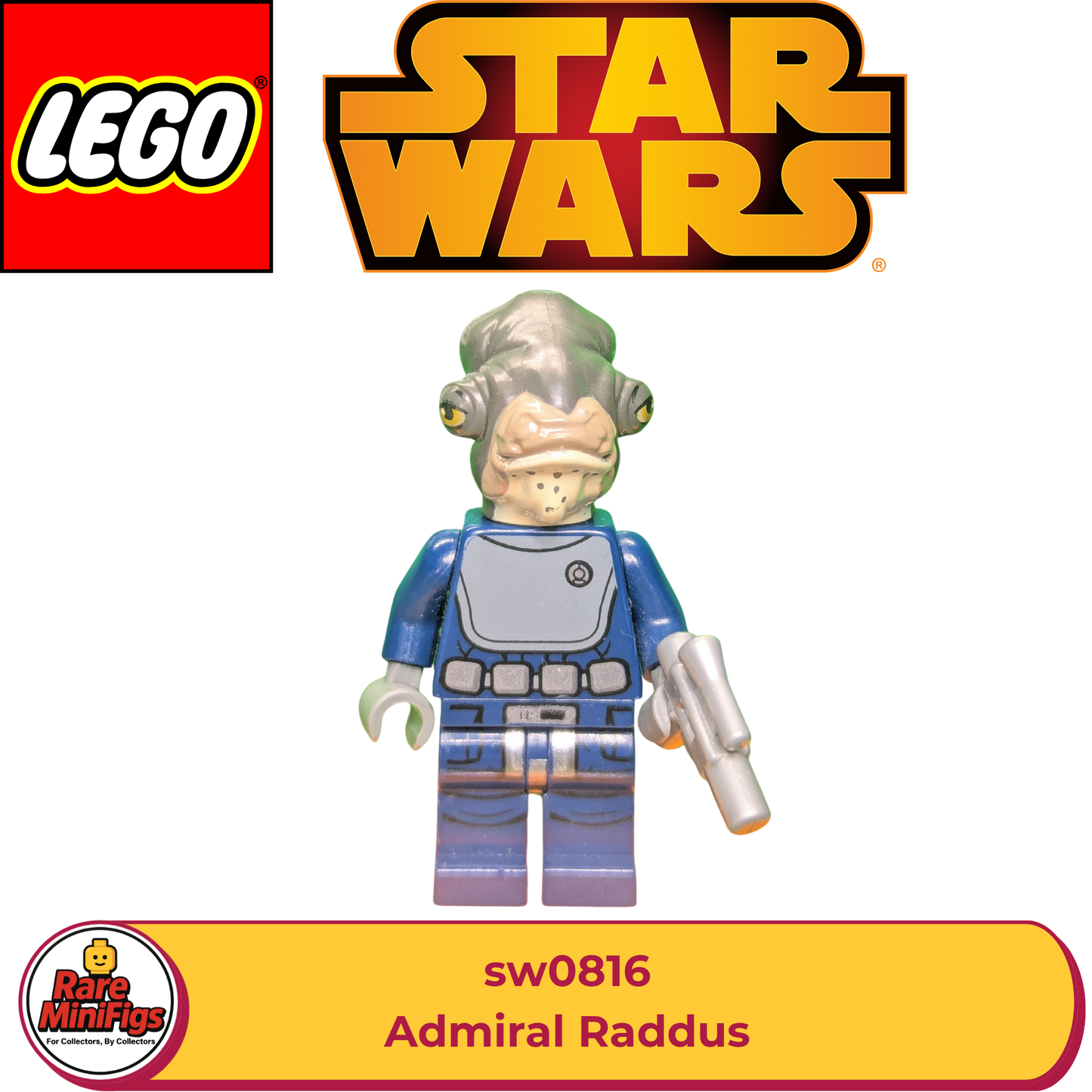 LEGO® Star Wars Admiral Raddus Minifigure (sw0816)