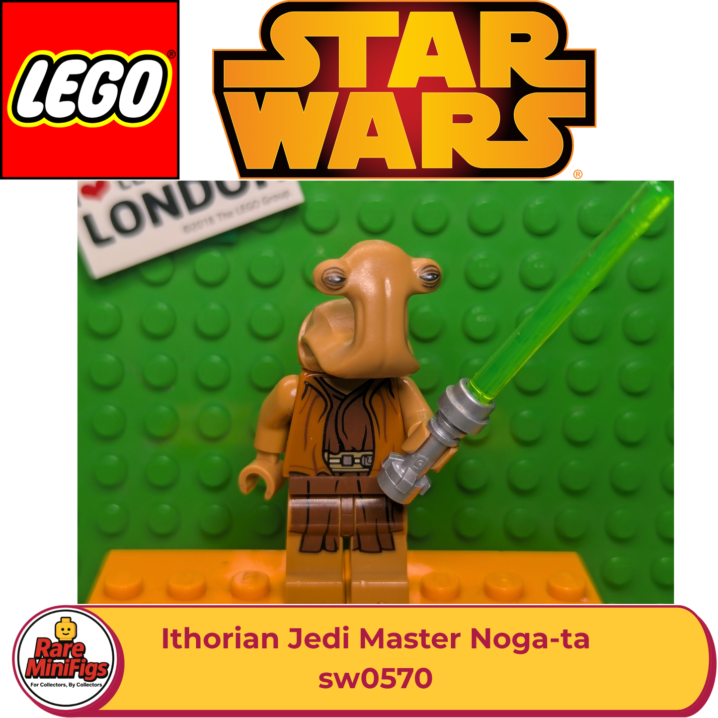 LEGO® Star Wars Ithorian Jedi Master (Noga-ta) Minifigure (sw0570)