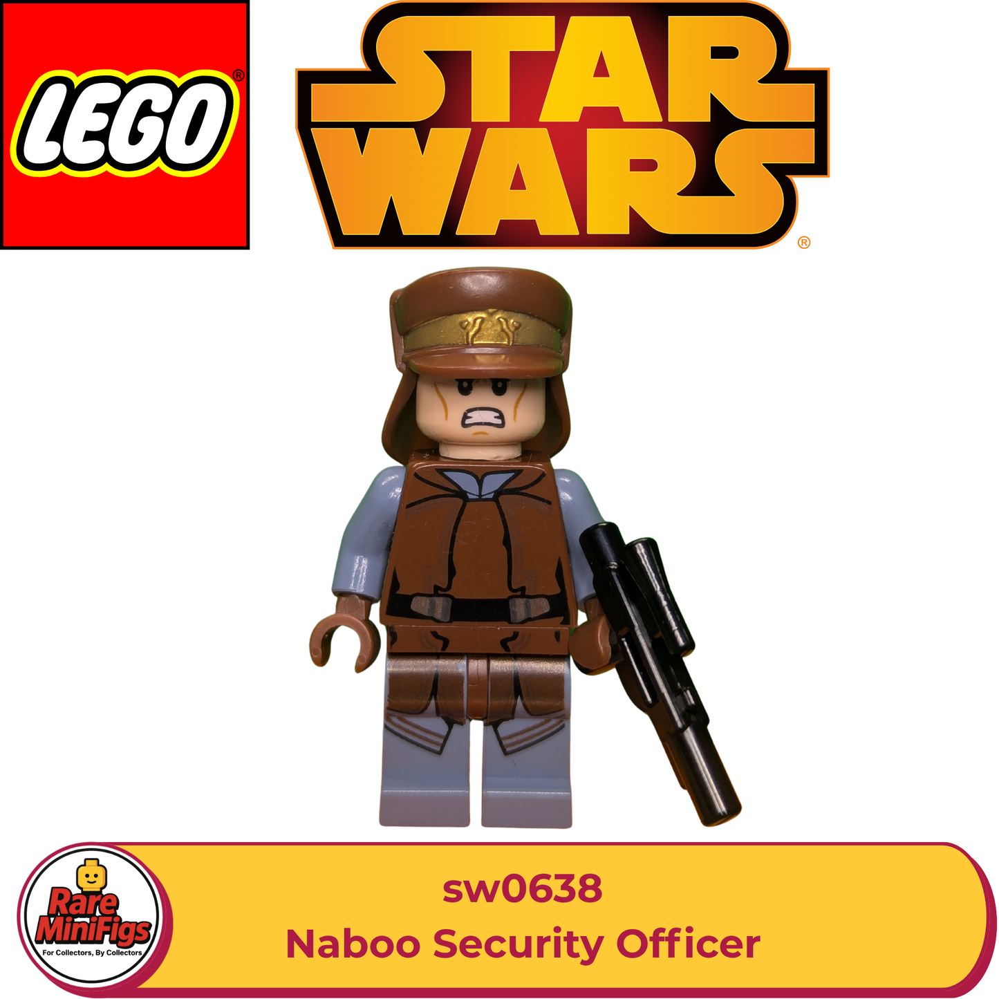 LEGO® Star Wars Naboo Security Officer Minifigure (sw0638)