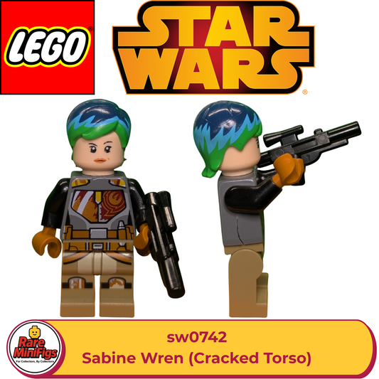 LEGO® Star Wars Sabine Wren Minifigure (sw0742) – Cracked Torso