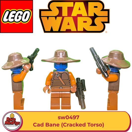 LEGO® Star Wars Cad Bane Minifigure (sw0497)- Cracked Torso