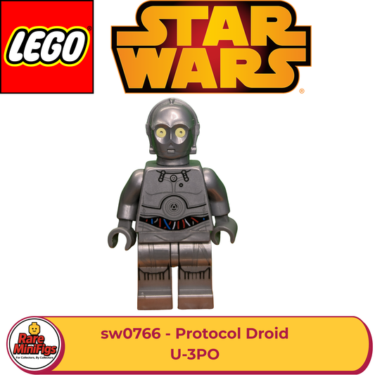 LEGO® Star Wars Silver Protocol Droid U-3PO Minifigure (sw0766)