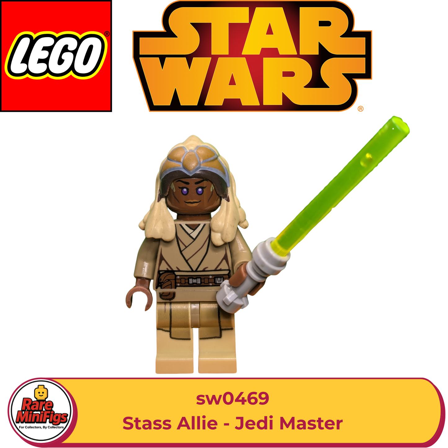 LEGO® Star Wars Stass Allie Minifigure (sw0469) Jedi Master